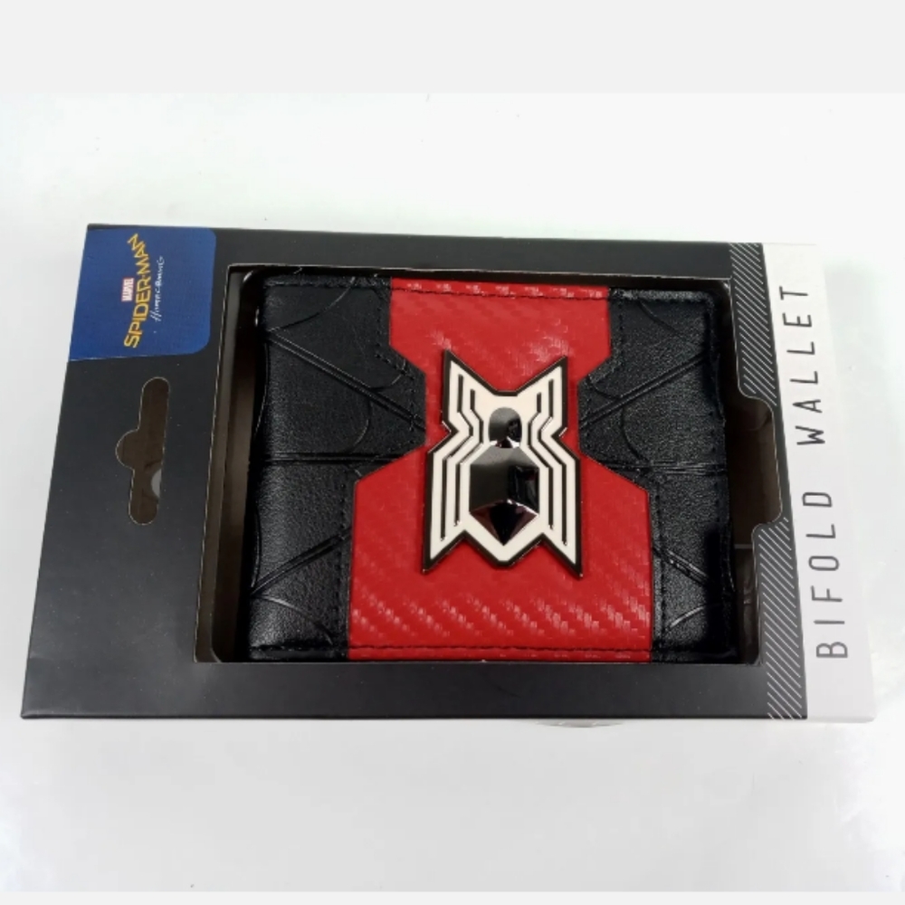 NEW Spiderman Homecoming Faux Leather Bifold Wallet Marvels Avengers Bioworld